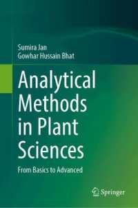Analytical Methods in Plant Sciences : From Basics to Advanced