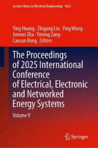 The Proceedings of 2025 International Conference of Electrical, Electronic and Networked Energy Systems : Volume V (Lecture Notes in Electrical Engineering)
