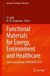 Functional Materials for Energy, Environment and Healthcare : Select Proceedings of MEEHCON 2024 (Springer Proceedings in Materials)