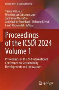 Proceedings of the ICSDI 2024 Volume 1 : Proceedings of the 2nd International Conference on Sustainability: Developments and Innovations (Lecture Notes in Civil Engineering)