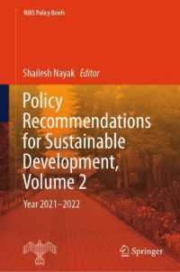 Policy Recommendations for Sustainable Development, Volume 2 : Year 2021-2022 (Nias Policy Briefs)