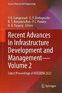 Recent Advances in Infrastructure Development and Management - Volume 2 : Select Proceedings of MTCEIDM 2023 (Lecture Notes in Civil Engineering)