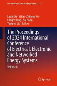 The Proceedings of 2024 International Conference of Electrical, Electronic and Networked Energy Systems : Volume II (Lecture Notes in Electrical Engineering)