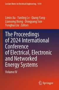 The Proceedings of 2024 International Conference of Electrical, Electronic and Networked Energy Systems : Volume IV (Lecture Notes in Electrical Engineering)