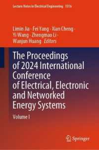 The Proceedings of 2024 International Conference of Electrical, Electronic and Networked Energy Systems : Volume I (Lecture Notes in Electrical Engineering)