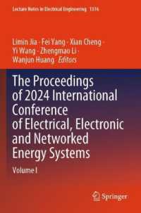 The Proceedings of 2024 International Conference of Electrical, Electronic and Networked Energy Systems : Volume I (Lecture Notes in Electrical Engineering)