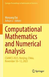 Computational Mathematics and Numerical Analysis : CSAMCS 2023, Nanjing, China, November 10-12, 2023 (Springer Proceedings in Mathematics & Statistics)