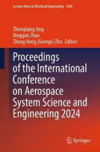 Proceedings of the International Conference on Aerospace System Science and Engineering 2024 (Lecture Notes in Electrical Engineering)