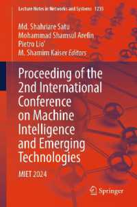 Proceeding of the 2nd International Conference on Machine Intelligence and Emerging Technologies : MIET 2024 (Lecture Notes in Networks and Systems)