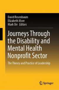 Journeys through the Disability and Mental Health Nonprofit Sector : The Theory and Practice of Leadership