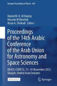 Proceedings of the 14th Arabic Conference of the Arab Union for Astronomy and Space Sciences : AUASS-CONF23; 13-16 Nov 2023, Sharjah, United Arab Emirates (Springer Proceedings in Physics)