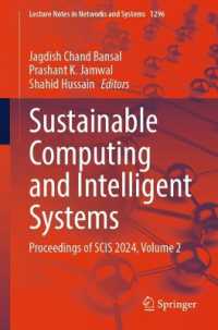 Sustainable Computing and Intelligent Systems : Proceedings of SCIS 2024, Volume 2 (Lecture Notes in Networks and Systems)