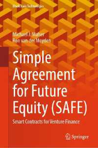 Simple Agreement for Future Equity (SAFE) : Smart Contracts for Venture Finance (Blockchain Technologies)