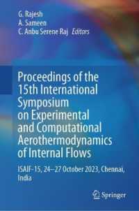 Proceedings of the 15th International Symposium on Experimental and Computational Aerothermodynamics of Internal Flows : ISAIF-15, 24-27 October 2023, Chennai, India