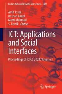 ICT: Applications and Social Interfaces : Proceedings of ICTCS 2024, Volume 1 (Lecture Notes in Networks and Systems)