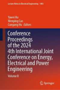 Conference Proceedings of the 2024 4th International Joint Conference on Energy, Electrical and Power Engineering : Volume II (Lecture Notes in Electrical Engineering)