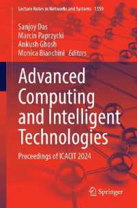Advanced Computing and Intelligent Technologies : Proceedings of ICACIT 2024 (Lecture Notes in Networks and Systems)