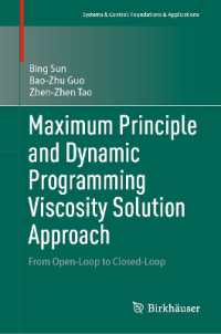 Maximum Principle and Dynamic Programming Viscosity Solution Approach : From Open-Loop to Closed-Loop (Systems & Control: Foundations & Applications)