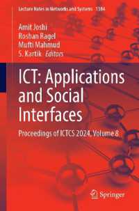 ICT: Applications and Social Interfaces : Proceedings of ICTCS 2024, Volume 8 (Lecture Notes in Networks and Systems)