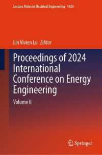 Proceedings of 2024 International Conference on Energy Engineering : Volume II (Lecture Notes in Electrical Engineering)