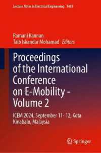 Proceedings of the International Conference on E-Mobility - Volume 2 : ICEM 2024, September 11- 12, Kota Kinabalu, Malaysia (Lecture Notes in Electrical Engineering)