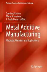 Metal Additive Manufacturing : Methods, Materials and Applications (Materials Forming, Machining and Tribology)