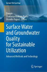 Surface Water and Groundwater Quality for Sustainable Utilization : Advanced Methods and Technology (Springer Hydrogeology)