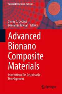 Advanced Bionano Composite Materials : Innovations for Sustainable Development (Advanced Structured Materials)