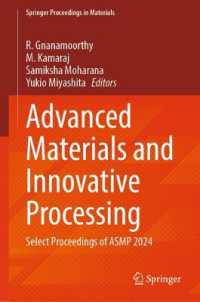 Advanced Materials and Innovative Processing : Select Proceedings of ASMP 2024 (Springer Proceedings in Materials)