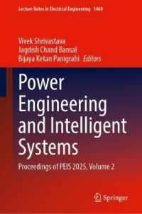 Power Engineering and Intelligent Systems : Proceedings of PEIS 2025, Volume 2 (Lecture Notes in Electrical Engineering)