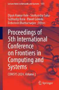 Proceedings of 5th International Conference on Frontiers in Computing and Systems : COMSYS 2024, Volume 2 (Lecture Notes in Networks and Systems)