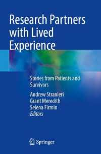 Research Partners with Lived Experience : Stories from Patients and Survivors