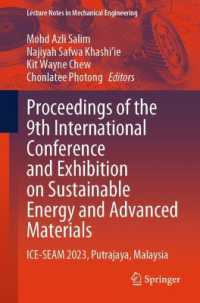Proceedings of the 9th International Conference and Exhibition on Sustainable Energy and Advanced Materials : ICE-SEAM 2023, Putrajaya, Malaysia (Lecture Notes in Mechanical Engineering)