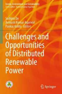 Challenges and Opportunities of Distributed Renewable Power (Energy, Environment, and Sustainability)