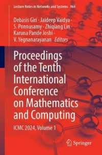 Proceedings of the Tenth International Conference on Mathematics and Computing : ICMC 2024, Volume 1 (Lecture Notes in Networks and Systems)