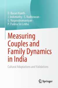 Measuring Couples and Family Dynamics in India : Cultural Adaptations and Validations