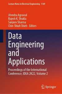 Data Engineering and Applications : Proceedings of the International Conference, IDEA 2K22, Volume 2 (Lecture Notes in Electrical Engineering) （2024）