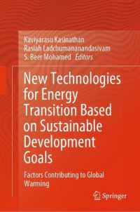 New Technologies for Energy Transition Based on Sustainable Development Goals : Factors Contributing to Global Warming