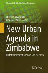 New Urban Agenda in Zimbabwe : Built Environment Sciences and Practices (Advances in 21st Century Human Settlements)