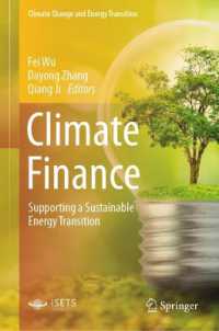 Climate Finance : Supporting a Sustainable Energy Transition (Climate Change and Energy Transition)