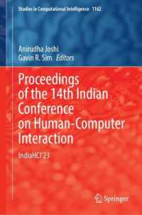 Proceedings of the 14th Indian Conference on Human-Computer Interaction : IndiaHCI'23 (Studies in Computational Intelligence)