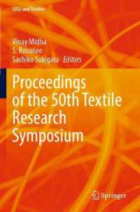 Proceedings of the 50th Textile Research Symposium (Sdgs and Textiles)