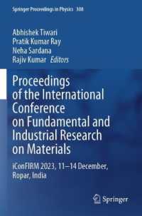 Proceedings of the International Conference on Fundamental and Industrial Research on Materials : iConFIRM 2023, 11-14 December, Ropar, India (Springer Proceedings in Physics)