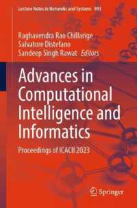 Advances in Computational Intelligence and Informatics : Proceedings of ICACII 2023 (Lecture Notes in Networks and Systems)