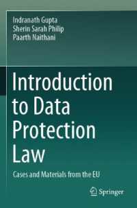 Introduction to Data Protection Law : Cases and Materials from the EU