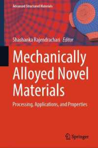 Mechanically Alloyed Novel Materials : Processing, Applications, and Properties (Advanced Structured Materials) （2025）