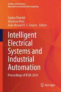 Intelligent Electrical Systems and Industrial Automation : Proceedings of IESIA 2024 (Studies in Autonomic, Data-driven and Industrial Computing) （2025）