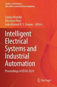 Intelligent Electrical Systems and Industrial Automation : Proceedings of IESIA 2024 (Studies in Autonomic, Data-driven and Industrial Computing)