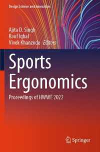 Sports Ergonomics : Proceedings of HWWE 2022 (Design Science and Innovation)