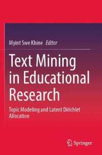 Text Mining in Educational Research : Topic Modeling and Latent Dirichlet Allocation